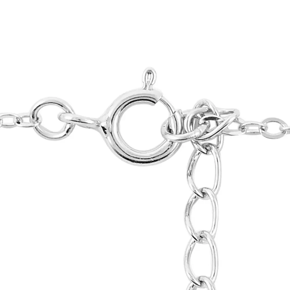 Infinity Mom Necklace 16-18 Inches in Sterling Silver